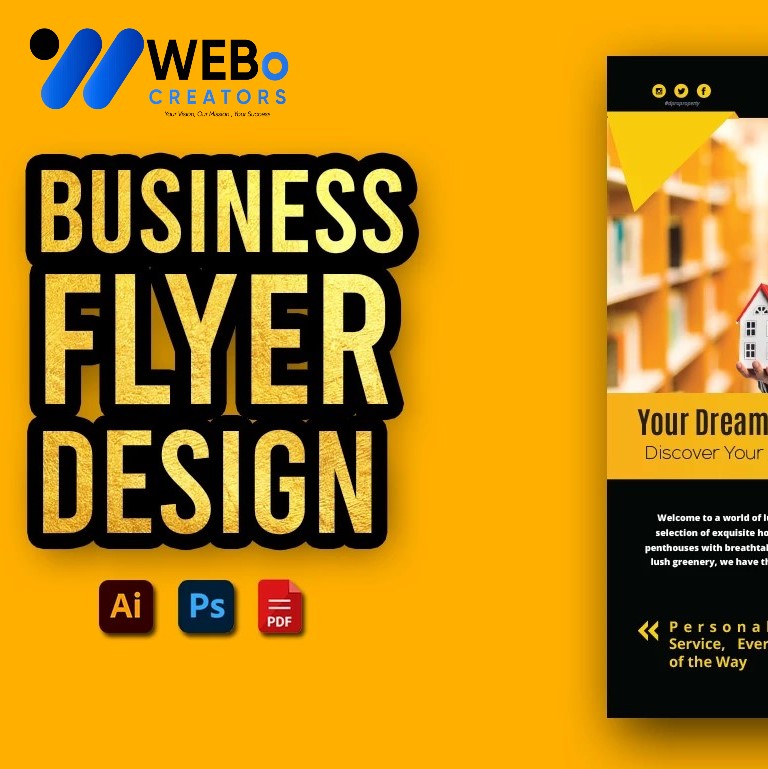 Creative Flyer Design for Moving Company in Indianapolis | Flyer for Removals Services